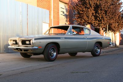 ’69 Barracuda Formula S three quarters front left
