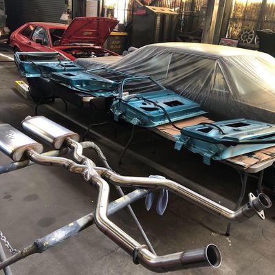 Custom stainless Exhaust