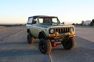 74 Scout three quarters front right